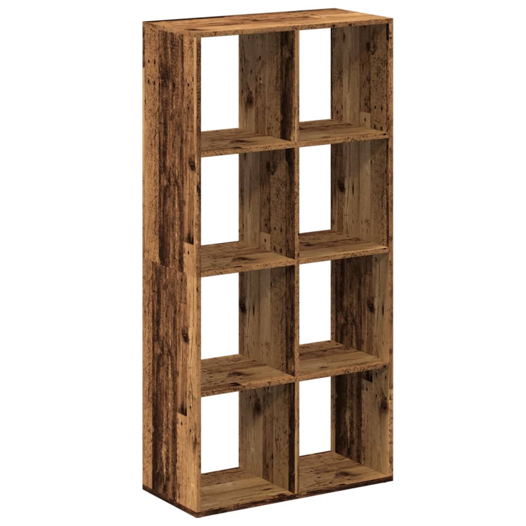 Bookcase/room divider, old wood, 69.5x29x137.5 cm, wood