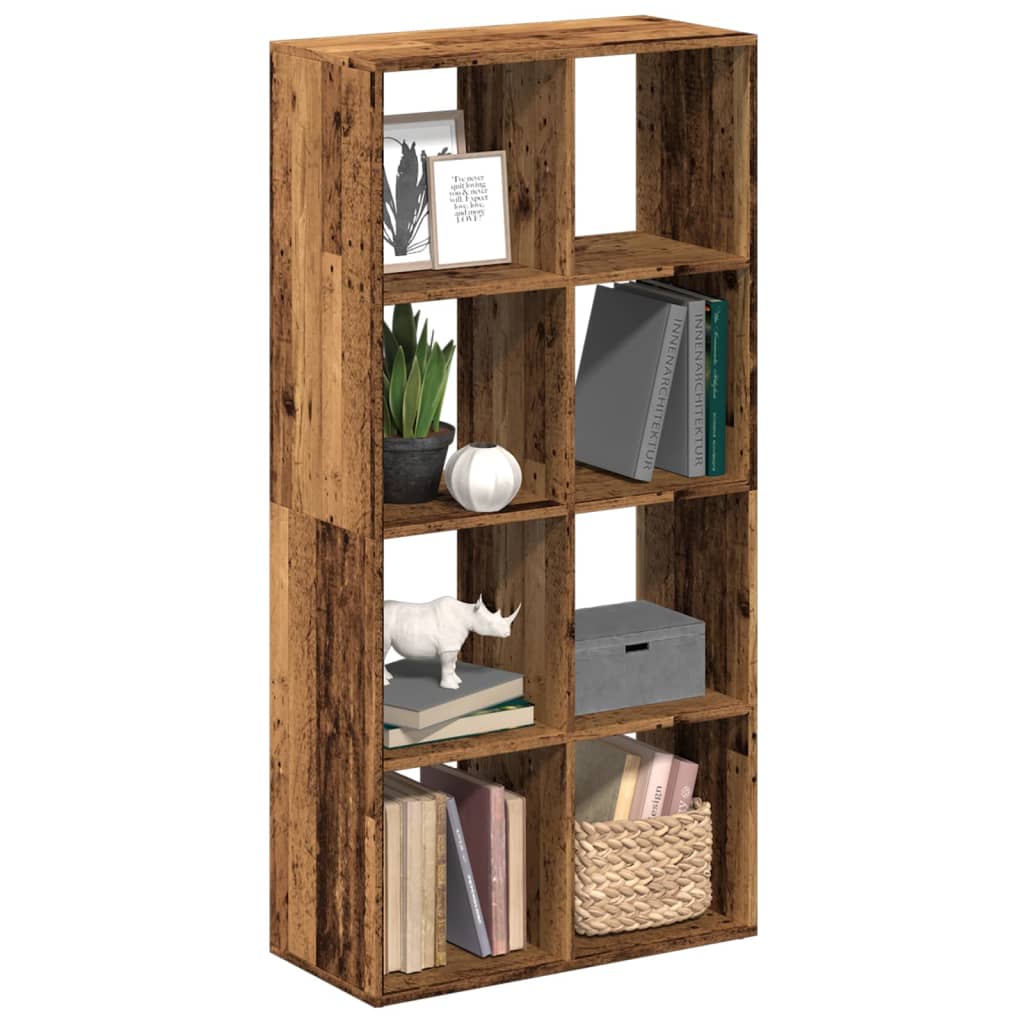 Bookcase/room divider, old wood, 69.5x29x137.5 cm, wood