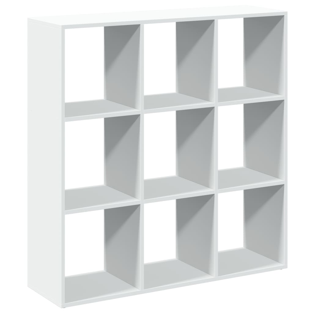 Bookcase/room divider white 102x29x103.5 cm processed wood