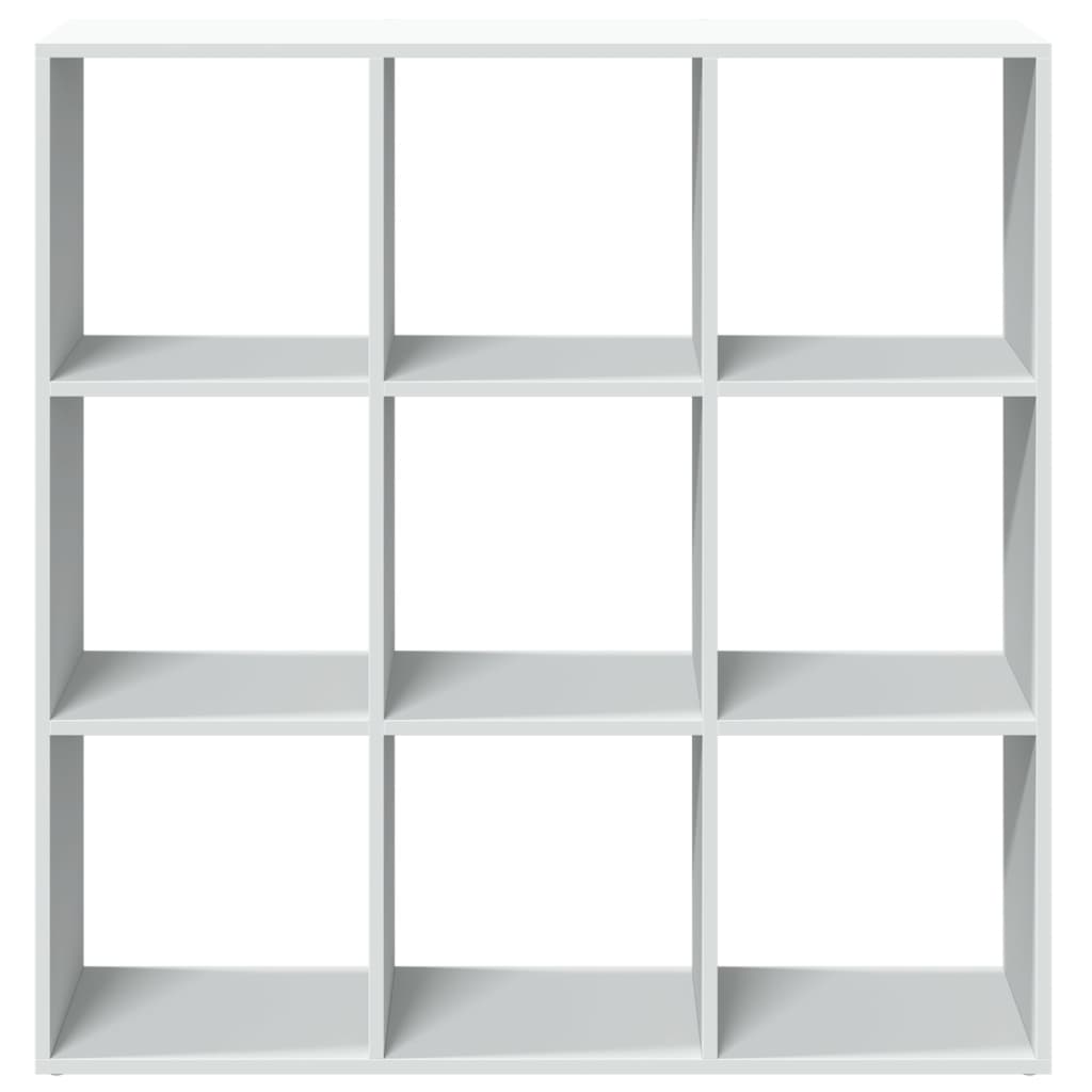 Bookcase/room divider white 102x29x103.5 cm processed wood