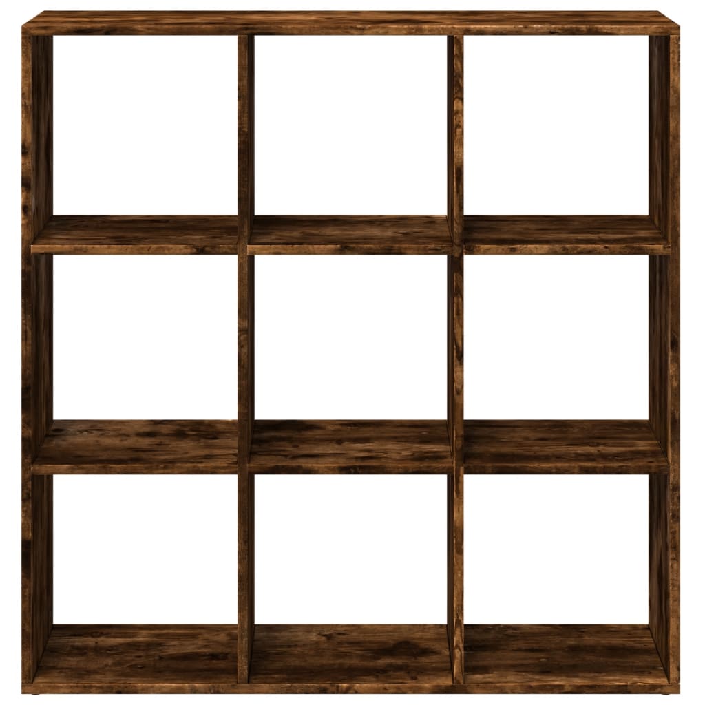 Bookcase/room divider smoky oak 102x29x103.5 cm wood