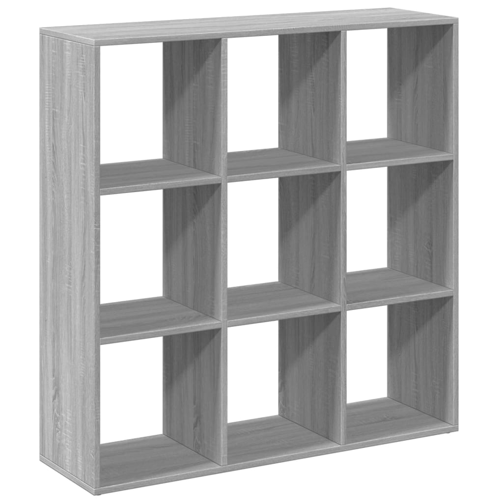 Bookcase/room divider, sonoma gray, 102x29x103.5 cm, wood