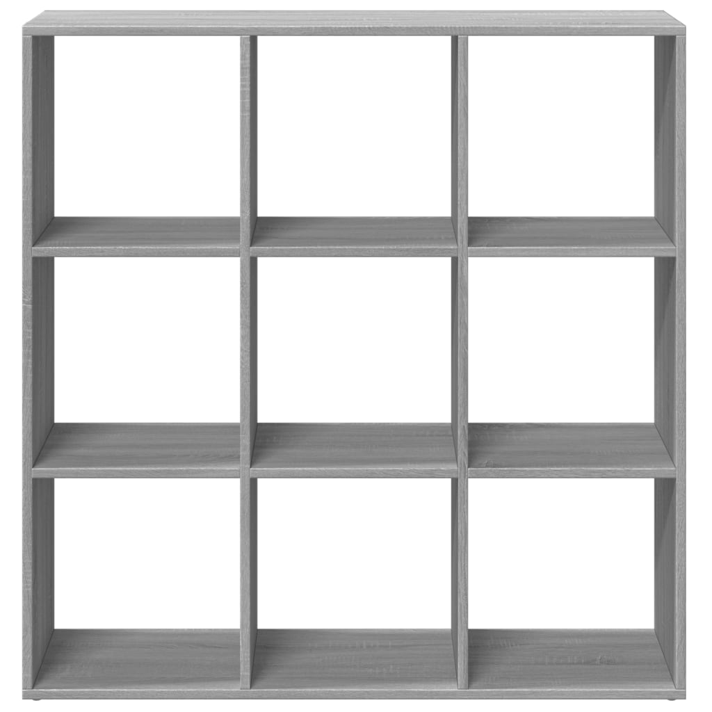 Bookcase/room divider, sonoma gray, 102x29x103.5 cm, wood