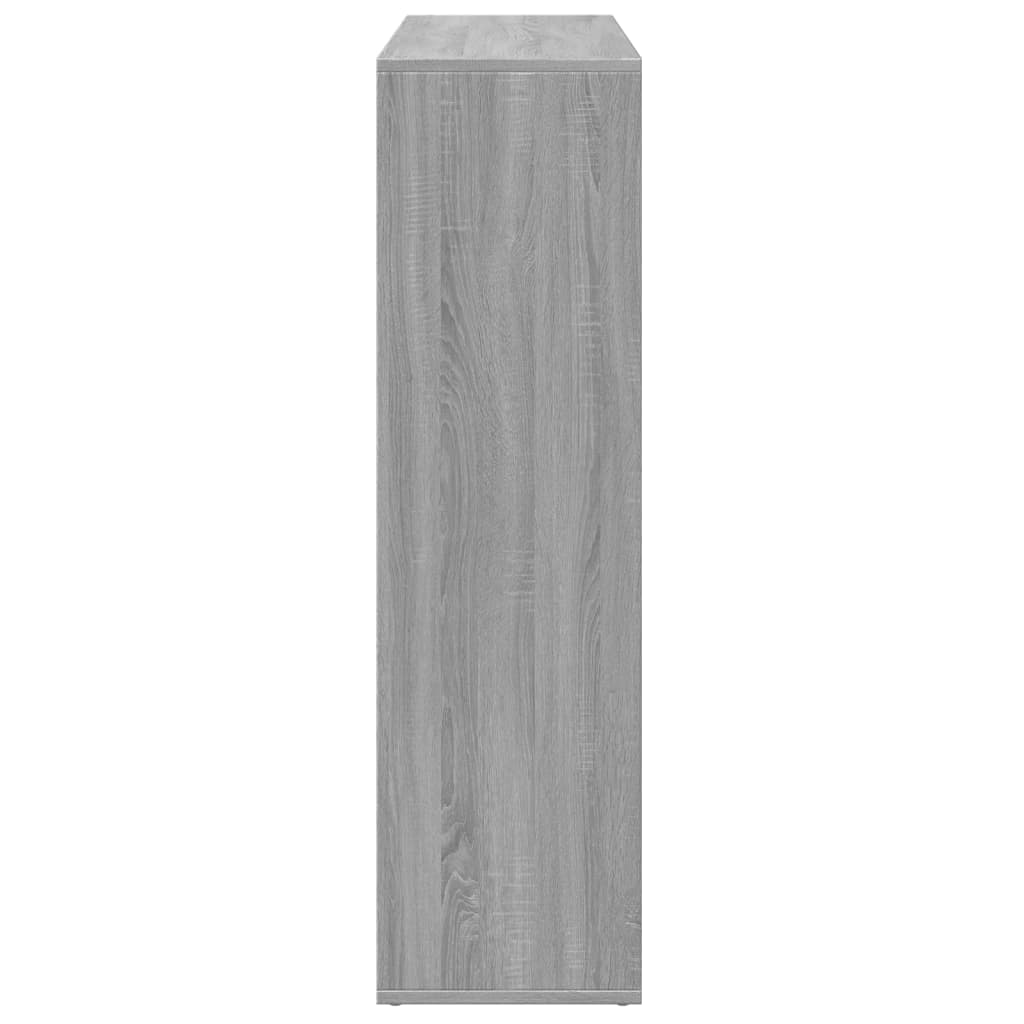 Bookcase/room divider, sonoma gray, 102x29x103.5 cm, wood