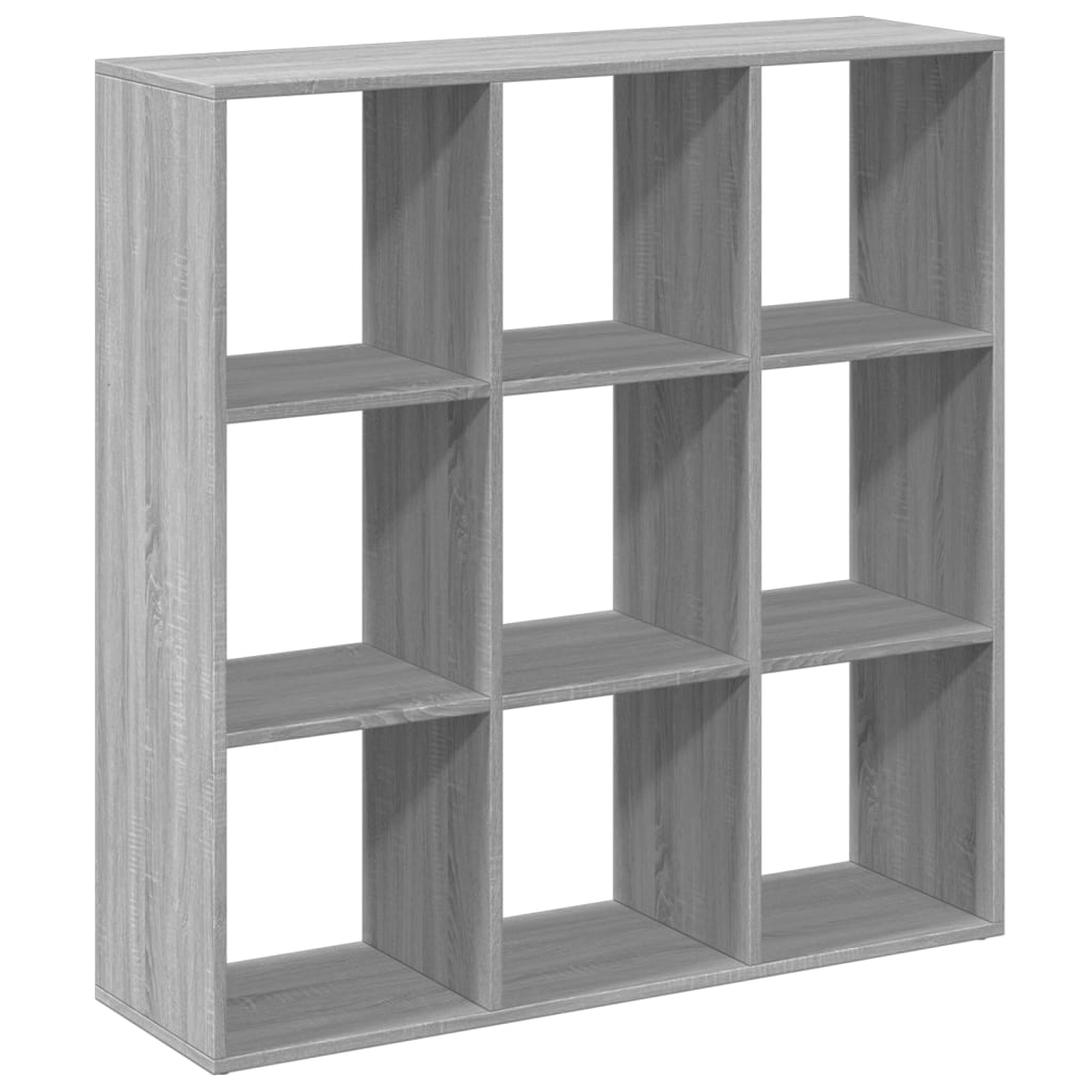 Bookcase/room divider, sonoma gray, 102x29x103.5 cm, wood