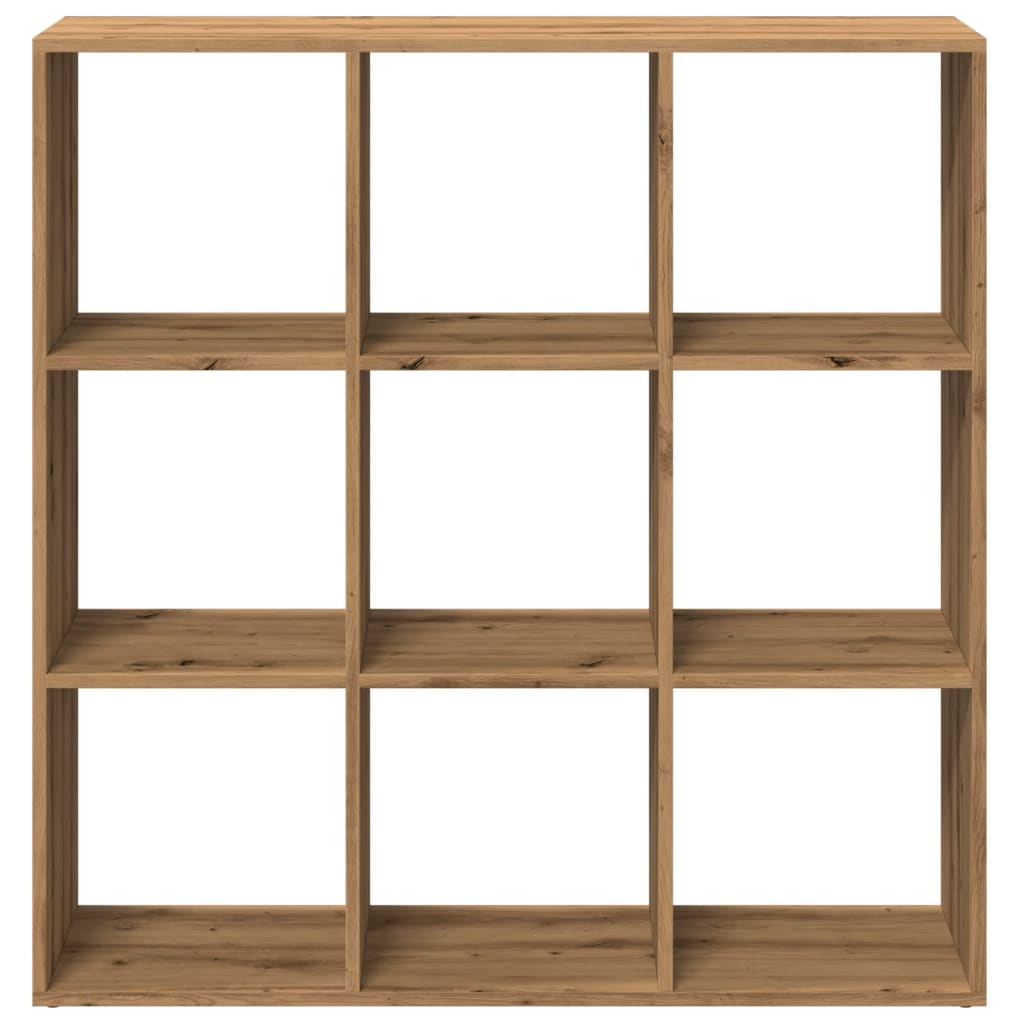 Bookcase/divider, handcrafted oak, 102x29x103.5 cm, wood