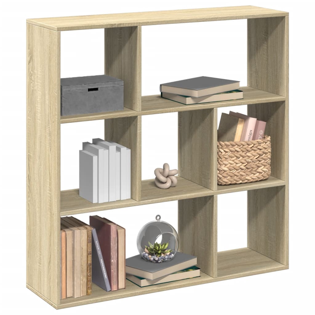 Bookcase/room divider sonoma oak 102x29x103.5 cm wood