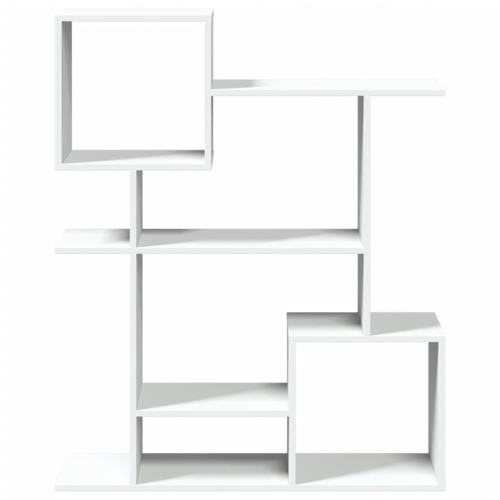 Bookcase/room divider white 92x29x112 cm processed wood