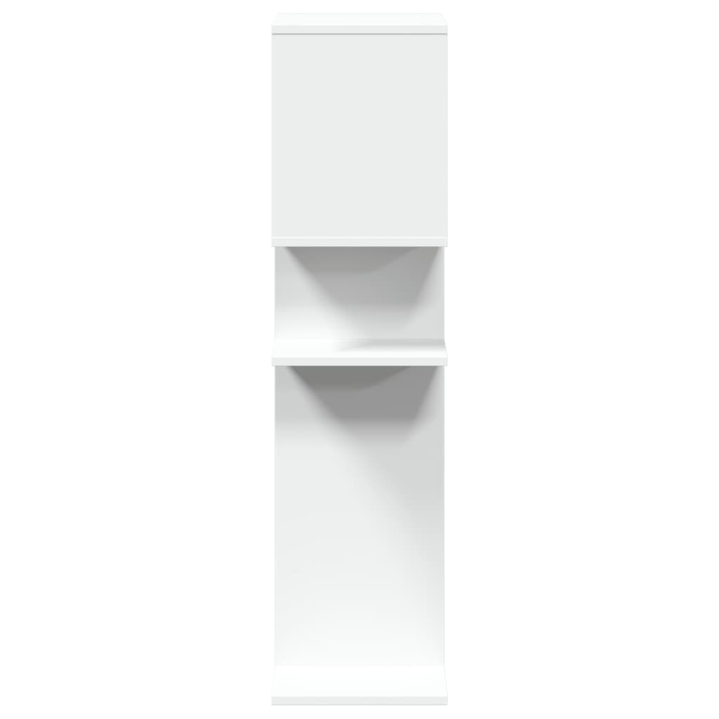 Bookcase/room divider white 92x29x112 cm processed wood