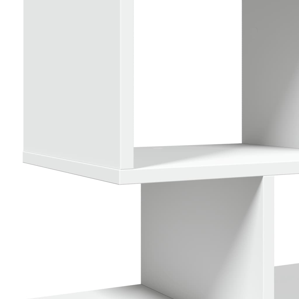 Bookcase/room divider white 92x29x112 cm processed wood