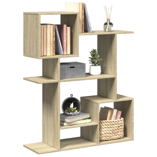 Bookcase/room divider sonoma oak 92x29x112 cm wood