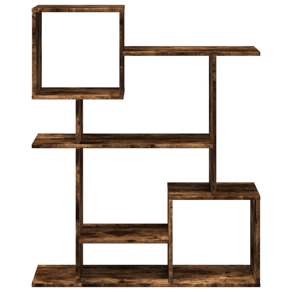 Bookcase/room divider smoky oak 92x29x112 cm wood