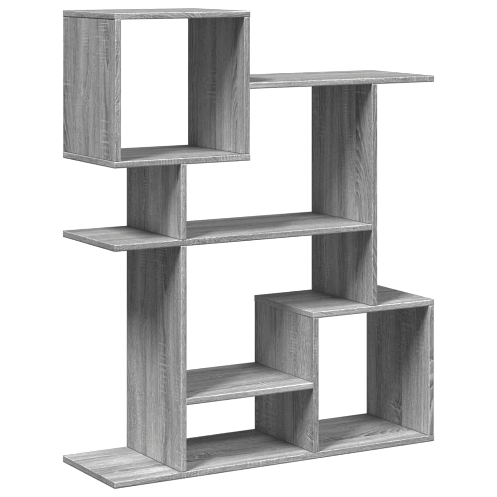 Bookcase/room divider, sonoma gray, 92x29x112 cm, wood