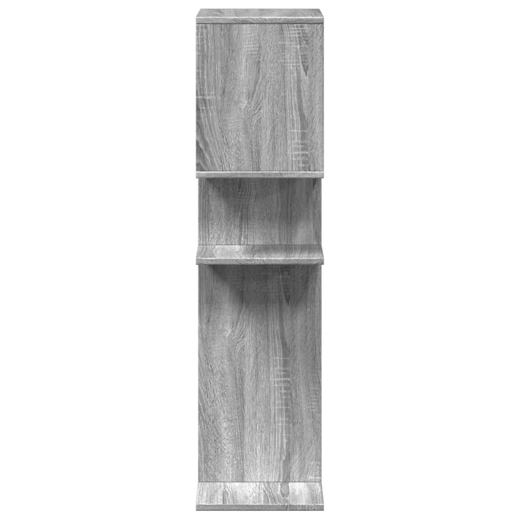 Bookcase/room divider, sonoma gray, 92x29x112 cm, wood