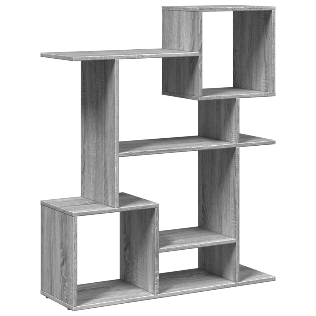 Bookcase/room divider, sonoma gray, 92x29x112 cm, wood