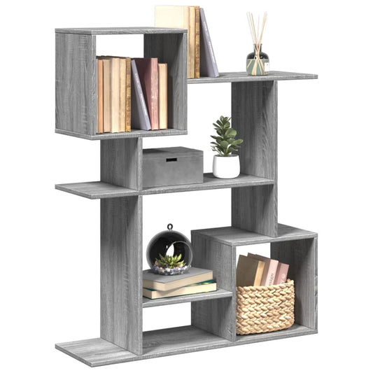 Bookcase/room divider, sonoma gray, 92x29x112 cm, wood