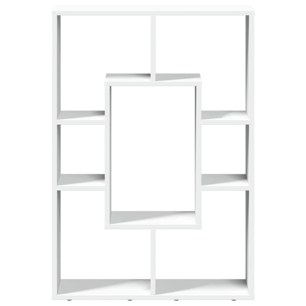 Bookcase, white, 63x20x90 cm, processed wood