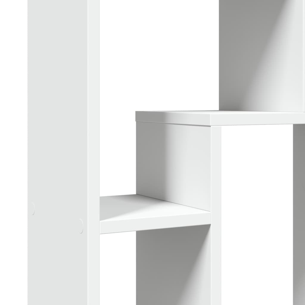 Bookcase, white, 63x20x90 cm, processed wood