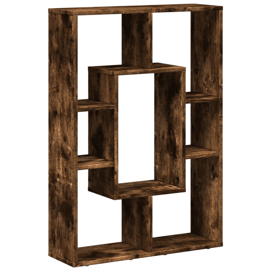 Bookcase, smoky oak, 63x20x90 cm, engineered wood