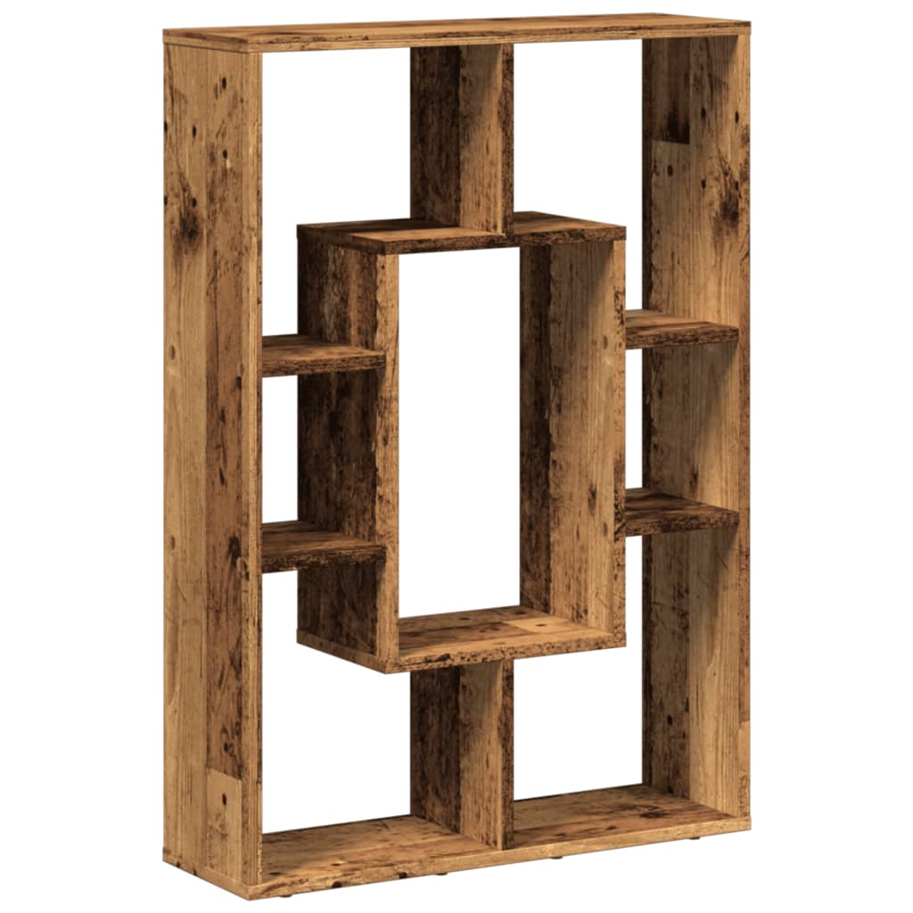 Bookcase, old wood, 63x20x90 cm, processed wood