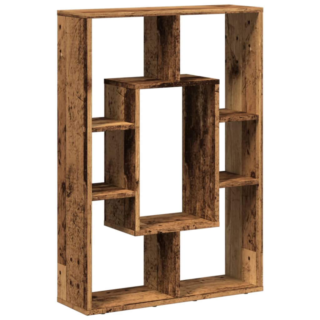 Bookcase, old wood, 63x20x90 cm, processed wood