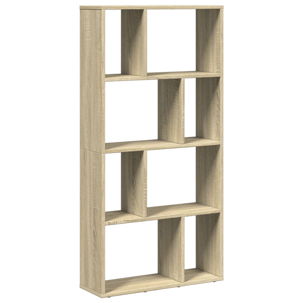 Bookcase, sonoma oak, 60x20x120 cm, processed wood