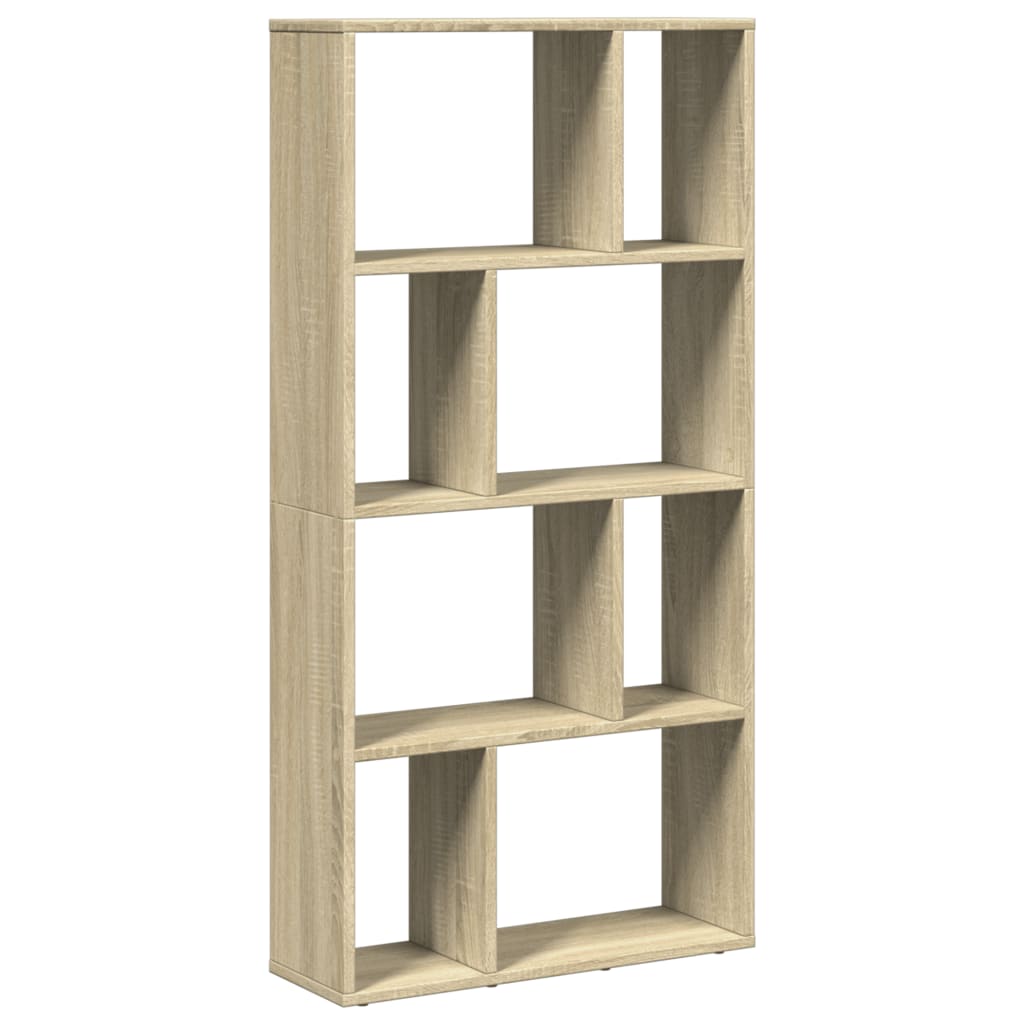 Bookcase, sonoma oak, 60x20x120 cm, processed wood