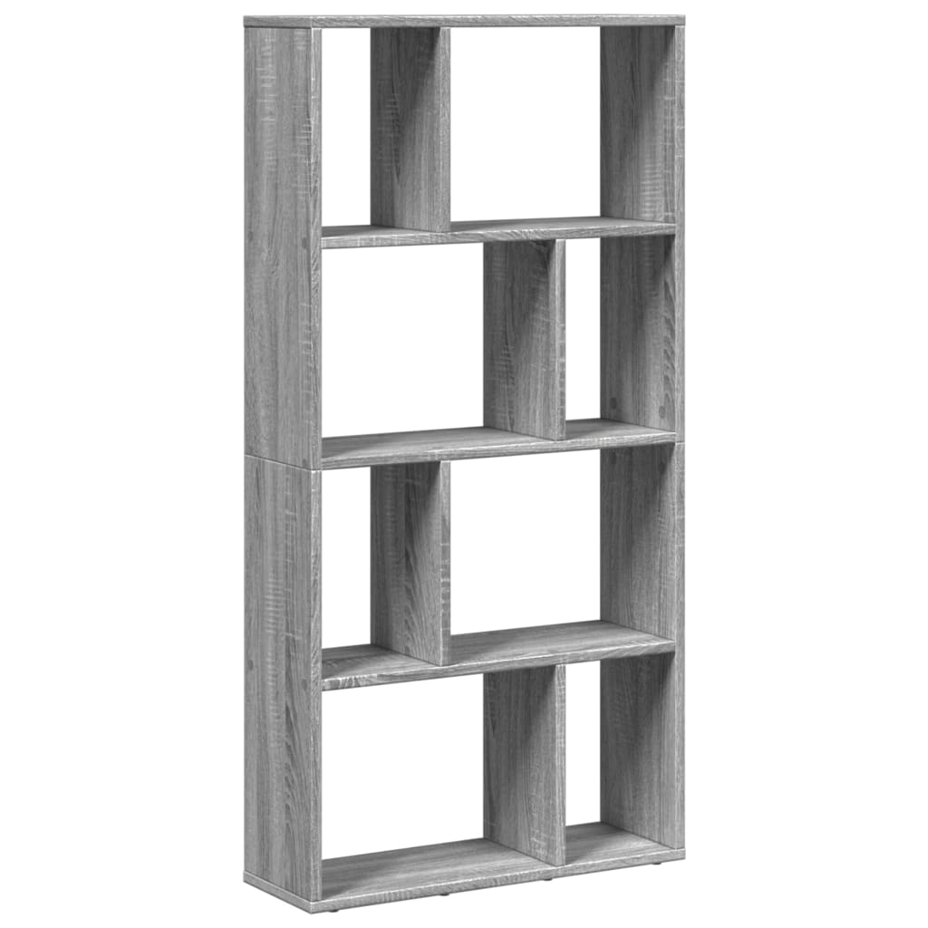 Bookcase, sonoma grey, 60x20x120 cm, engineered wood