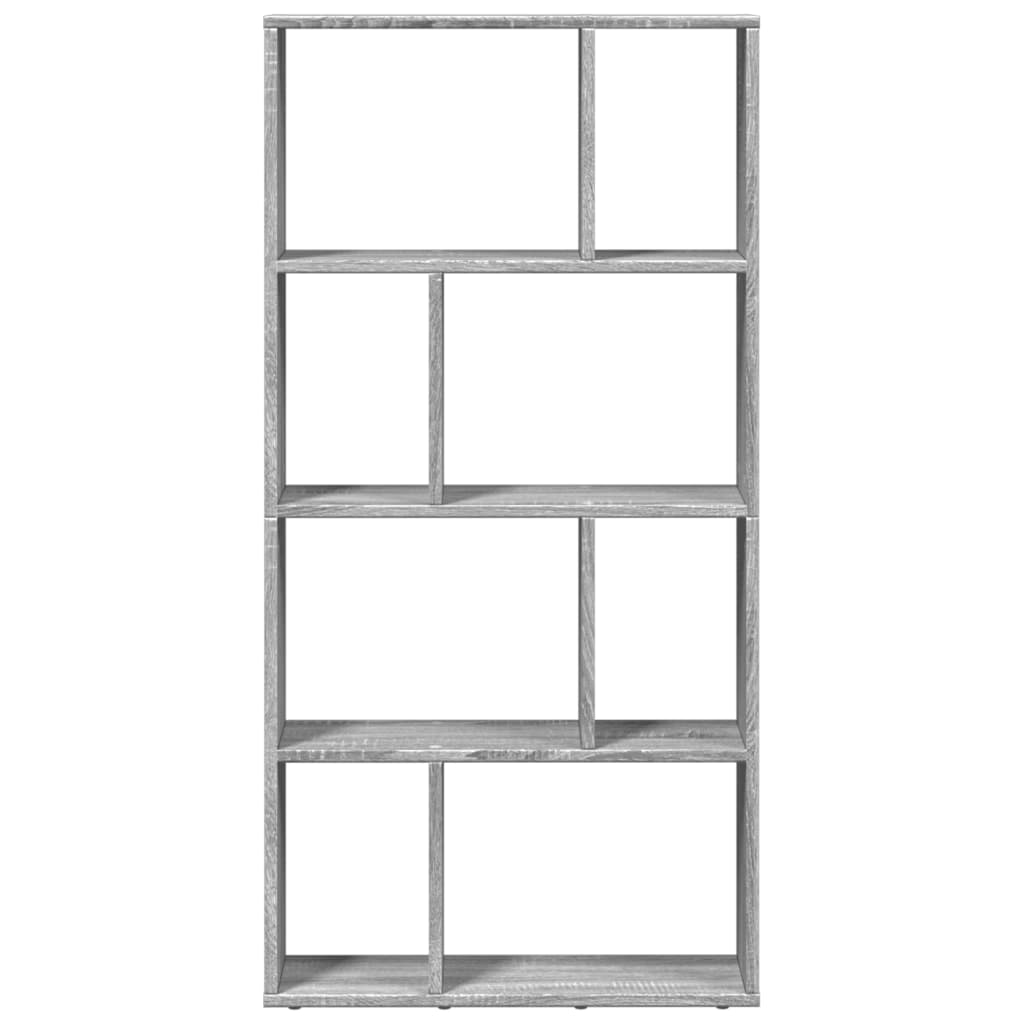 Bookcase, sonoma grey, 60x20x120 cm, engineered wood