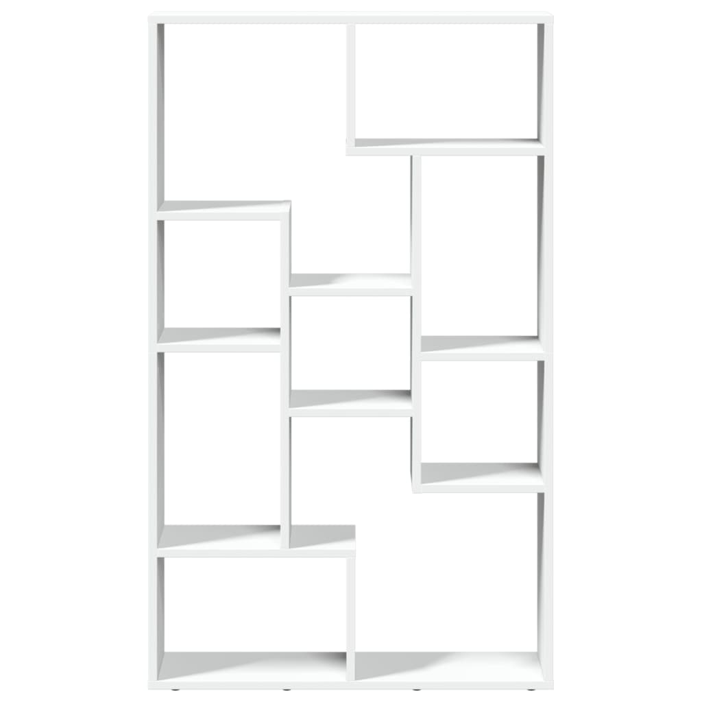 Bookcase, white, 72x20x120 cm, processed wood