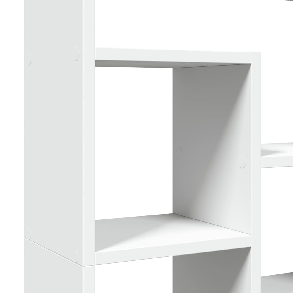 Bookcase, white, 72x20x120 cm, processed wood