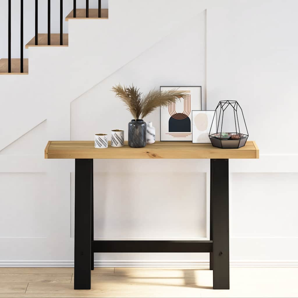 NOAIN Console Table A-shaped legs solid pine wood