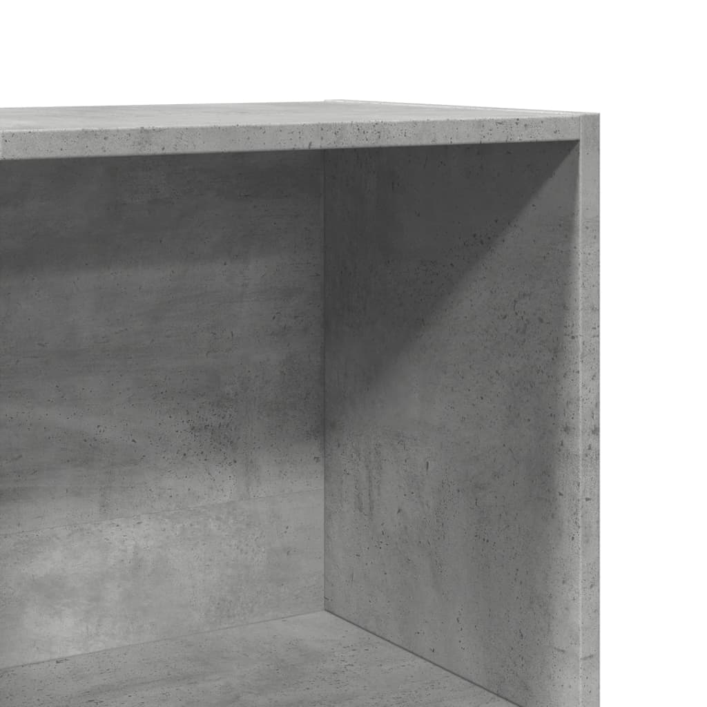 Bookcase, concrete grey, 40x30x189 cm, engineered wood