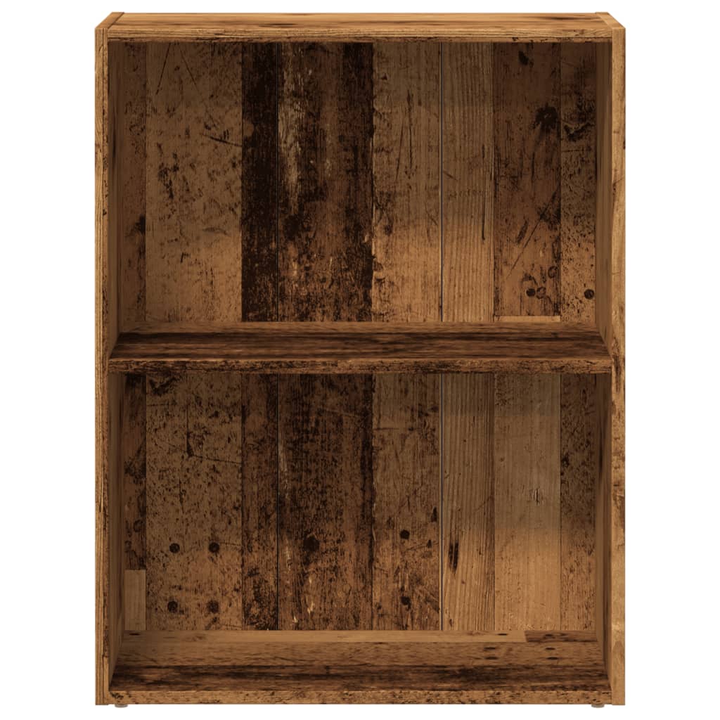 Bookcase, old wood, 60x30x77 cm, processed wood