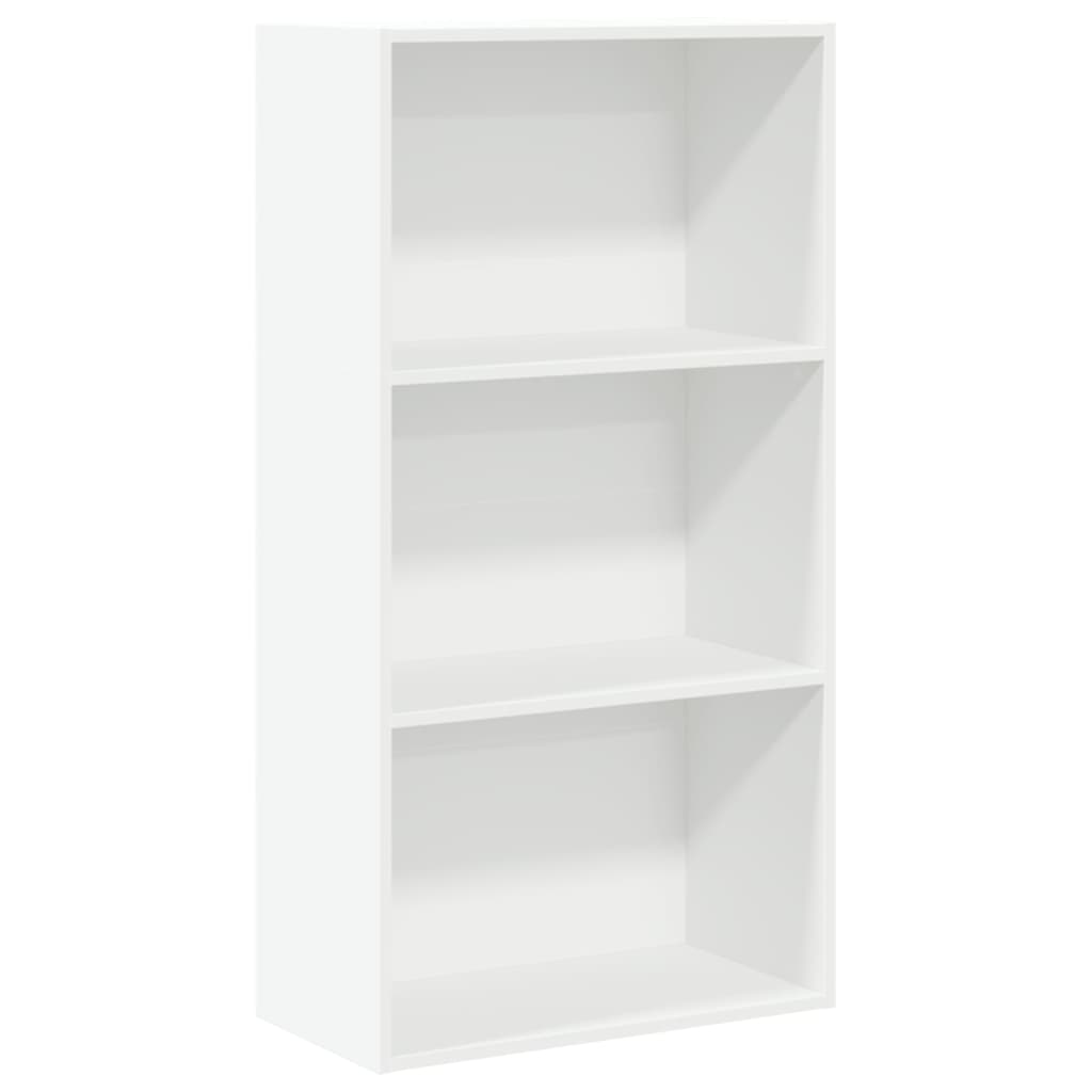 Bookcase, white, 60x30x114 cm, processed wood