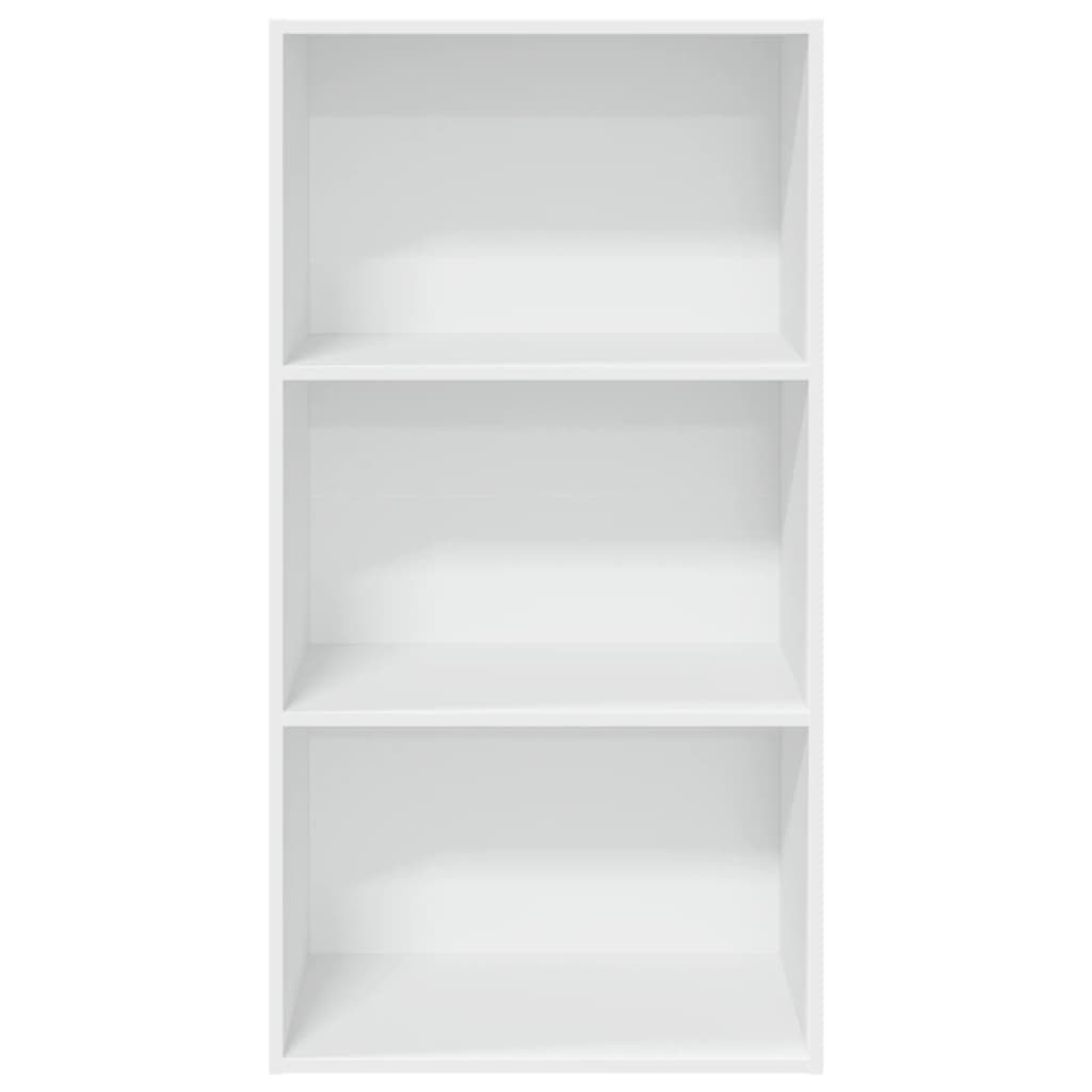 Bookcase, white, 60x30x114 cm, processed wood