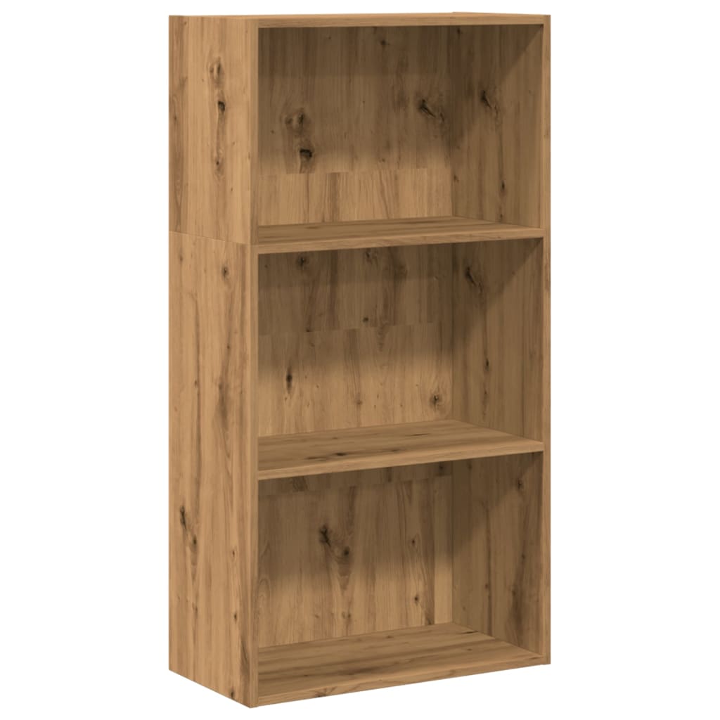 Bookcase, handcrafted oak, 60x30x114 cm, processed wood