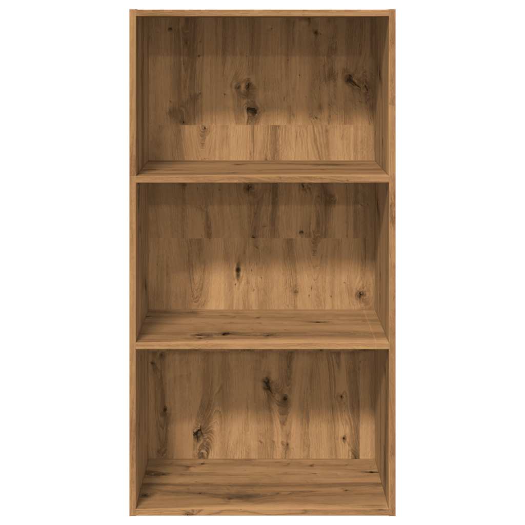 Bookcase, handcrafted oak, 60x30x114 cm, processed wood