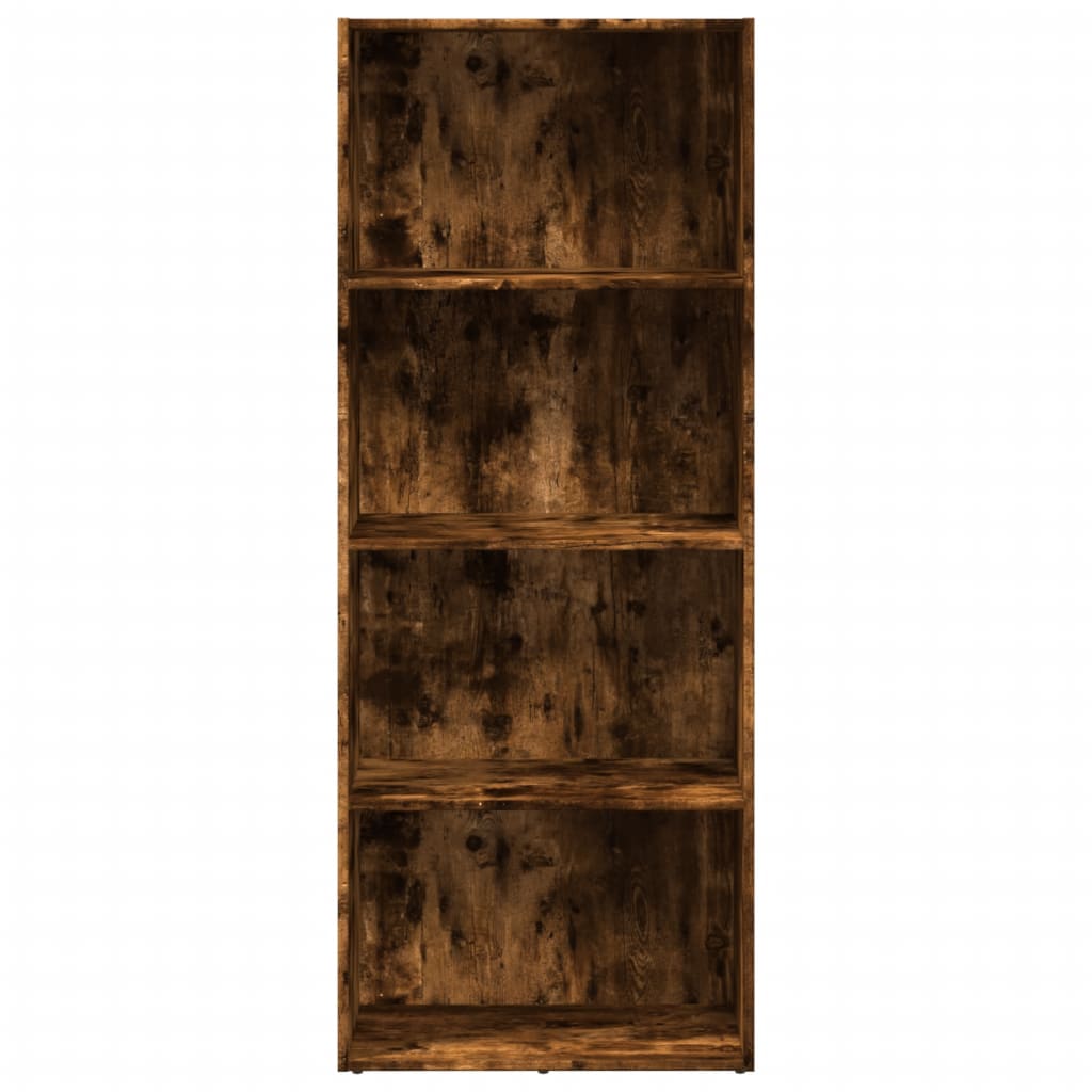 Bookcase, smoky oak, 60x30x152 cm, engineered wood