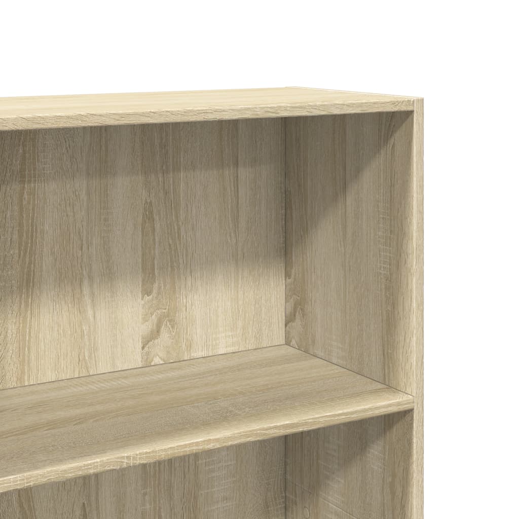 Bookcase, sonoma oak, 60x30x189 cm, processed wood