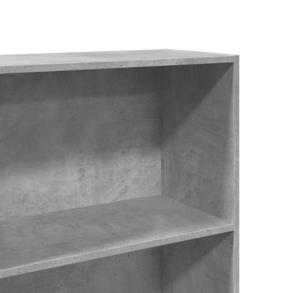 Bookcase, concrete grey, 60x30x189 cm, engineered wood