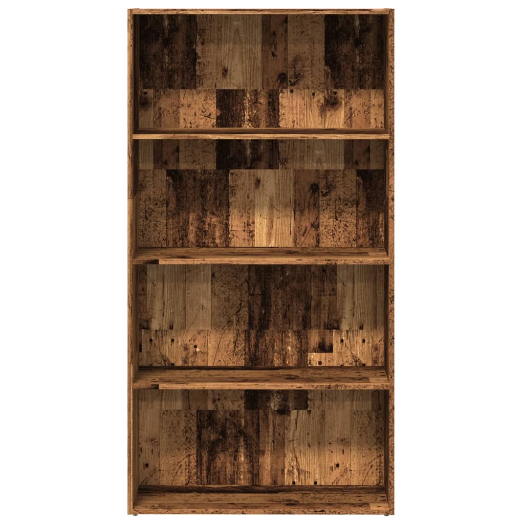 Bookcase, old wood, 80x30x152 cm, processed wood