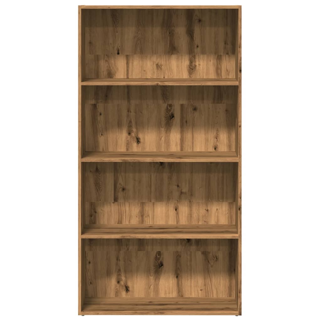 Bookcase, handcrafted oak, 80x30x152 cm, processed wood