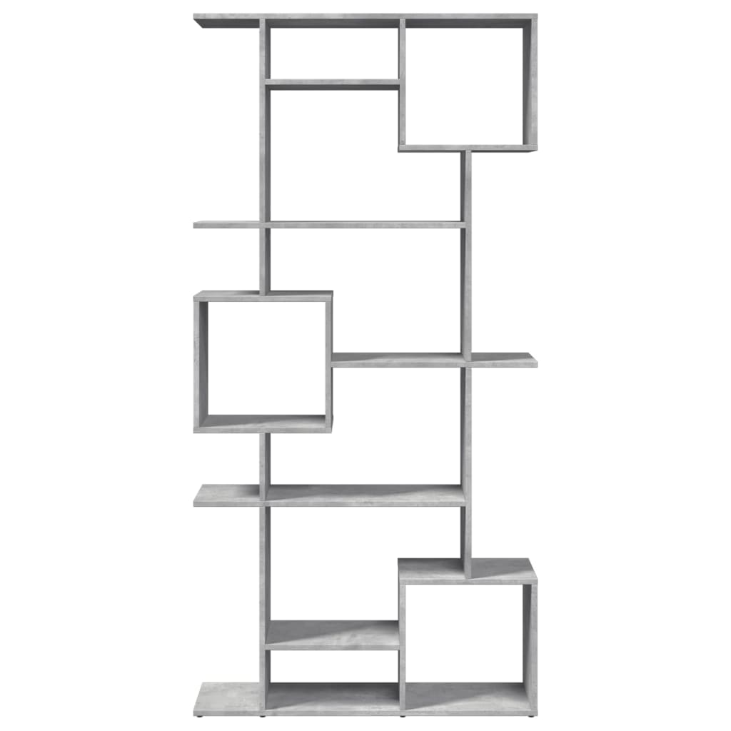 Bookcase, concrete grey, 92x29x188 cm, engineered wood