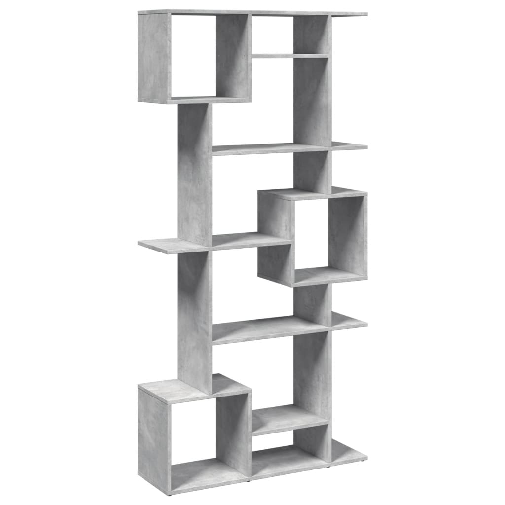 Bookcase, concrete grey, 92x29x188 cm, engineered wood