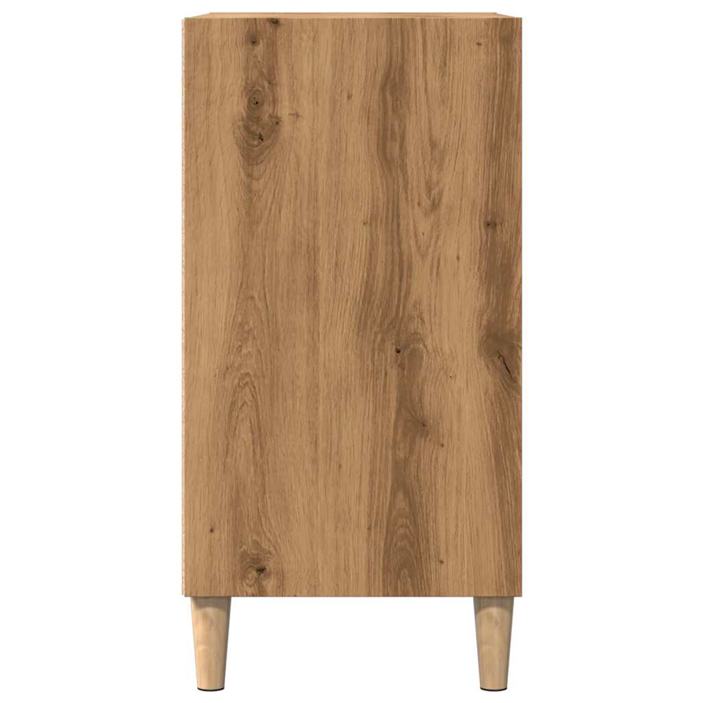 Cabinet, handcrafted oak, 57x35x75 cm, processed wood