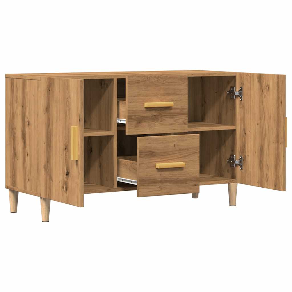 Cabinet, handcrafted oak, 100x36x60 cm, processed wood