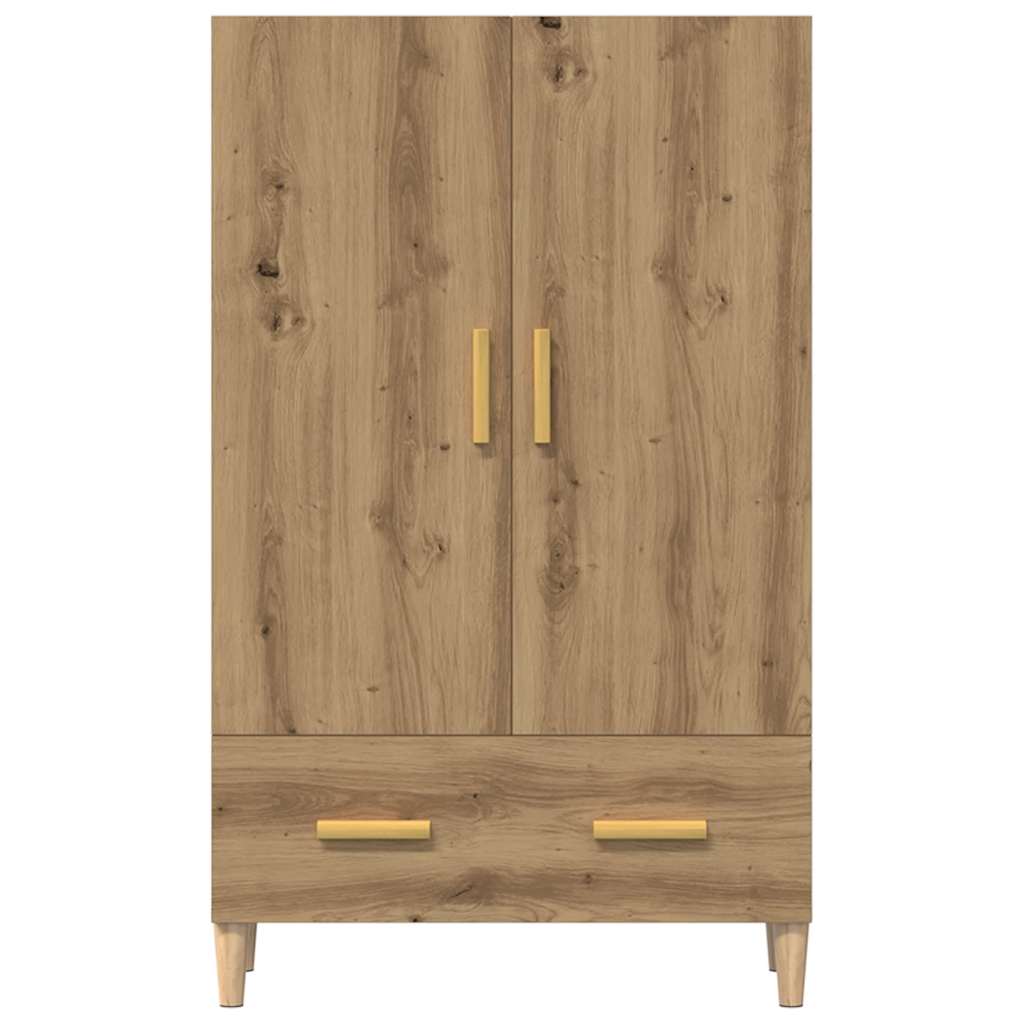 Tall cabinet, Artisanal oak, 70x31x115 cm, composite wood