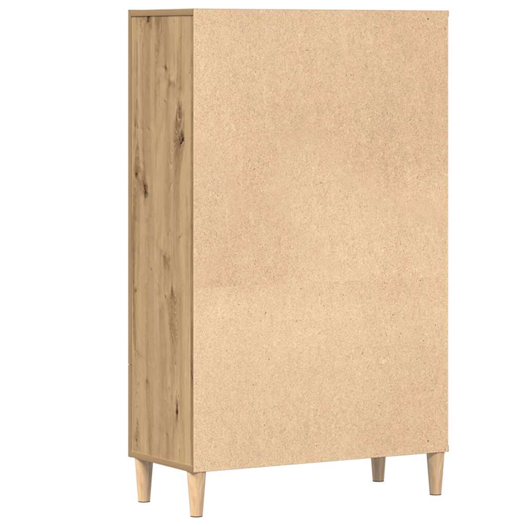 Tall cabinet, Artisanal oak, 70x31x115 cm, composite wood