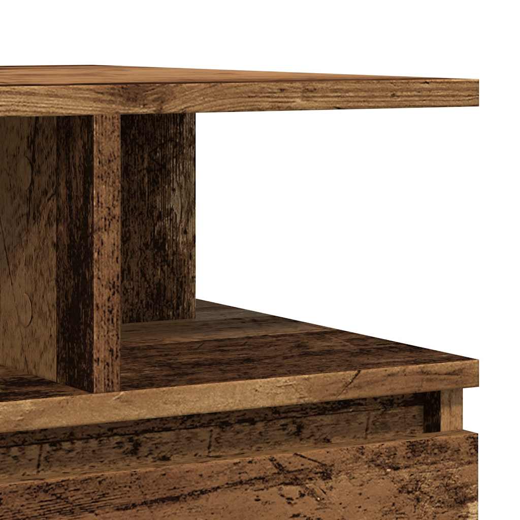 Coffee table, old wood, 90x49x45 cm, processed wood